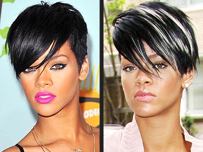 rihanna short bob hairstyles