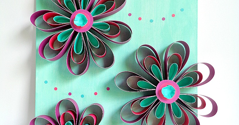 Diy Paper Flower Wall Art Running