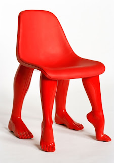 human legs chair