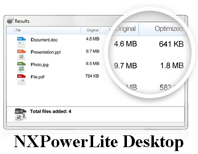 NXPowerLite Desktop