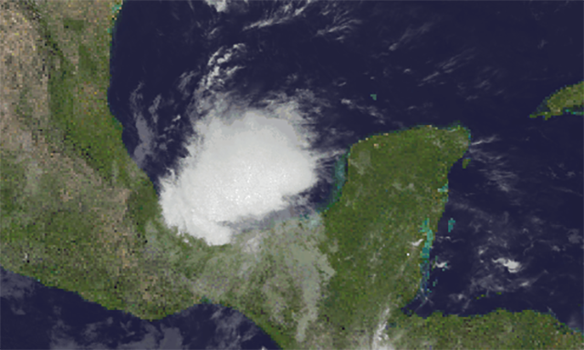 Lisa y sus remanentes se estacionarán en el sur del Golfo el fin de semana.