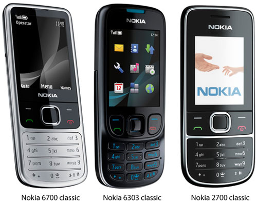 NOKIA 6700 6303 2700