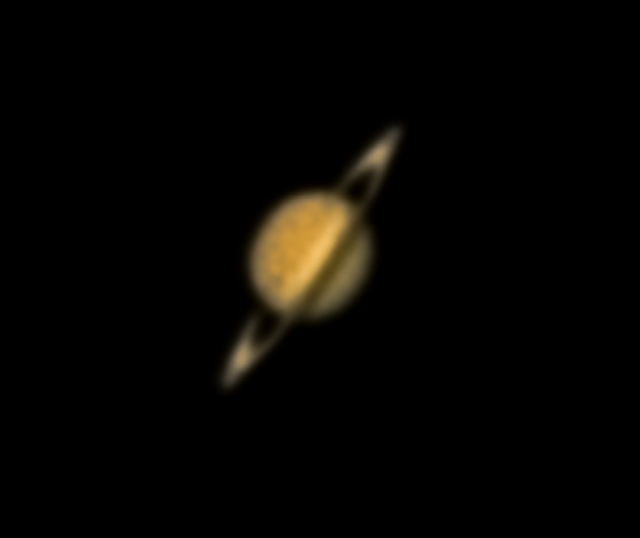 Svbony SV305C and Saturn enlarged
