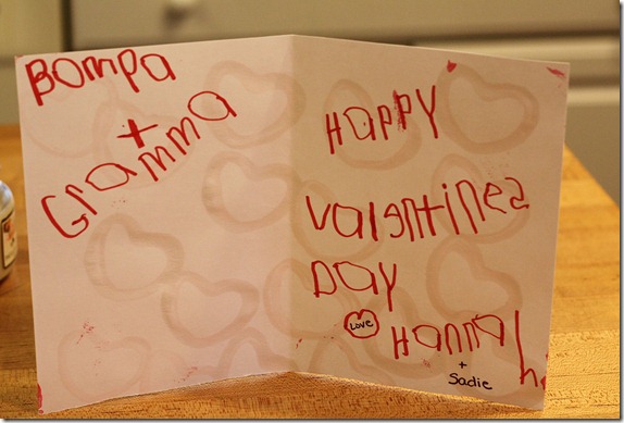 Finished card