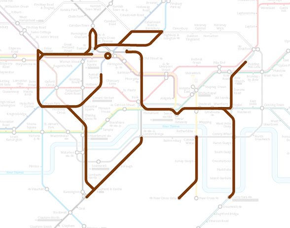 Animals on the subway map - 15