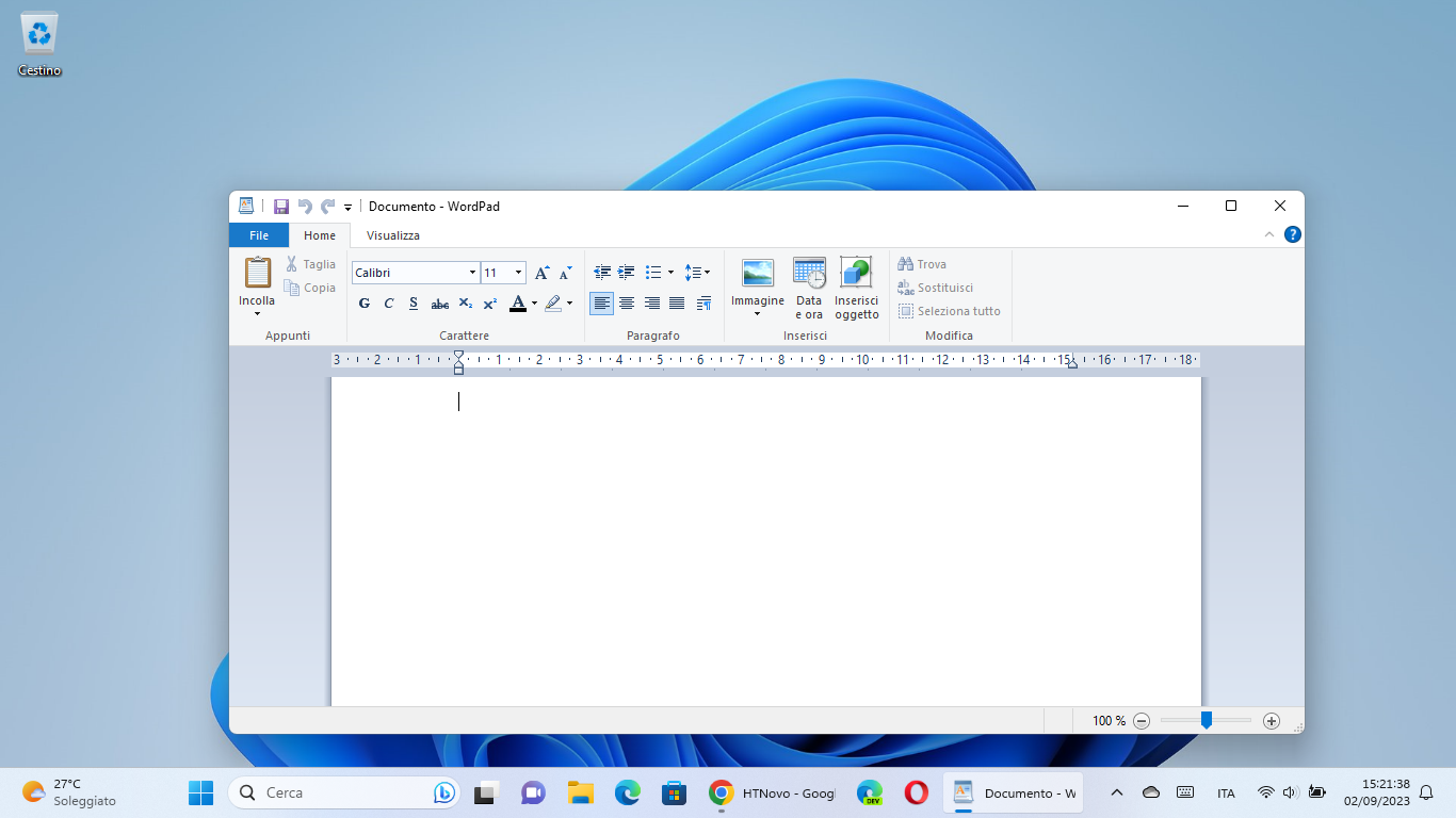 WordPad sarà presto rimosso da Windows