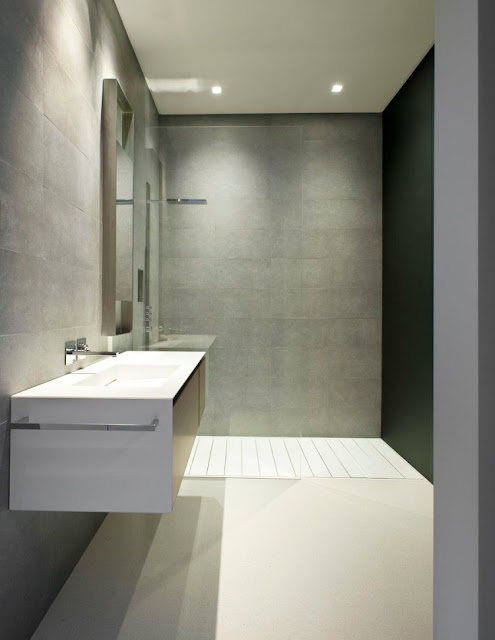 Photo of modern minimalist bathroom