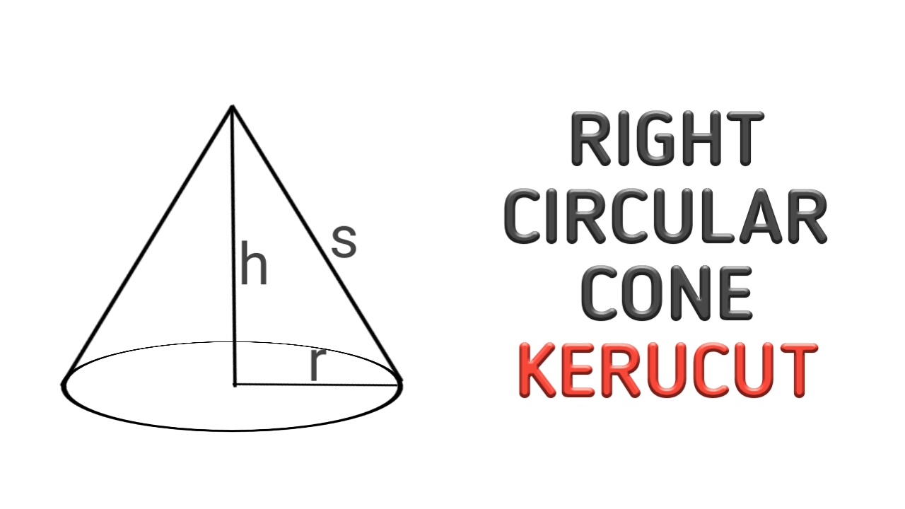 Calculator volume and surface area of right circular cone / kalkulator volume dan luas permukaan kerucut