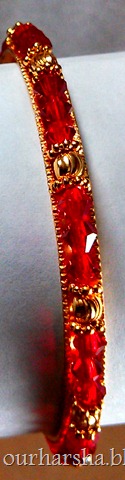 red crystal bangle (1)