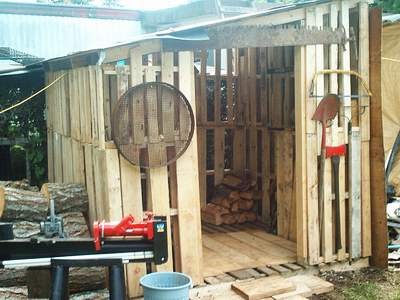 bels: Building a shed from used pallets