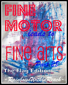 photo of: Fine Motor Leads to Fine Arts Party 28, The Flag Edition