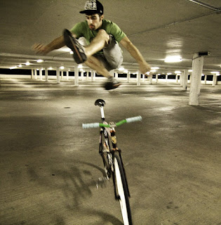 Fixed gear trickster tricks