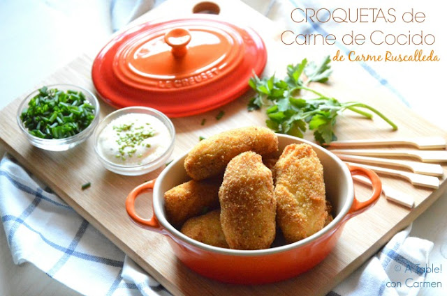 Croquetas de carne de cocido - À table! Con Carmen