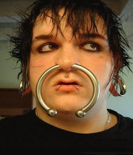 Amazing Body Piercing Punk Style