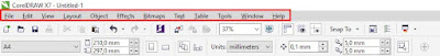 Cara Menampilkan Menu Arrange Pada CorelDraw X7