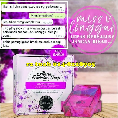 alana feminine soap testimoni review