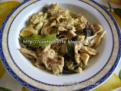 Coniglio sott'olio