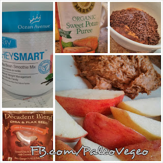 Better Than Pumpkin Chocolate Chip Dip with Apples I Paleo Vegeo I Barbara Christensen