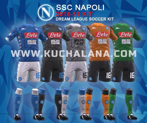 Ssc Napoli 201819 Kit Dream League Soccer Kits Kuchalana