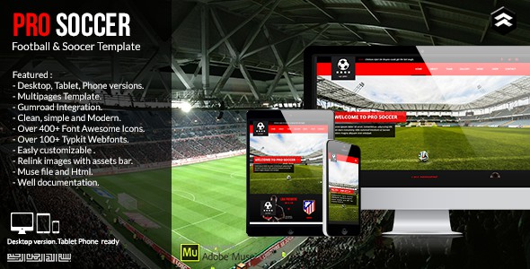 Best Responsive Sports Club Website Theme