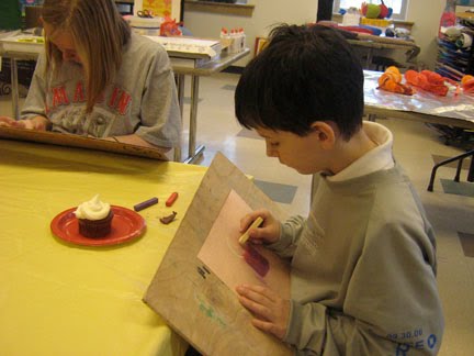 wayne thiebaud cupcake. work of Wayne Thiebaud and