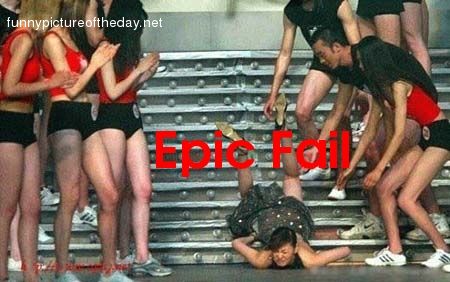 Epic Fail Funny Girl Falling