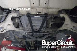 Ford Ranger Raptor front lower bar/ front lower brace by SUPERCIRCUIT.