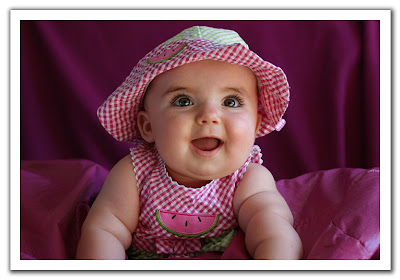 Smiling baby photo