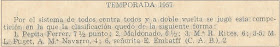 Recorte del Boletín del Club Ajedrez Barcelona nº 78, de junio de 1957