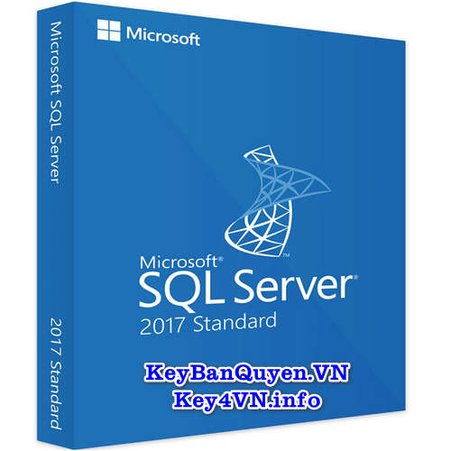 Mua bán key bản quyền SQL Server 2017 Standard 64 Bit.