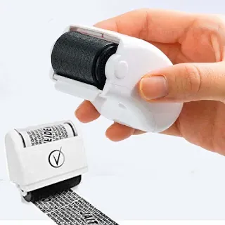 Identity Protection Roller Stamps: Keep Your Info Safe!