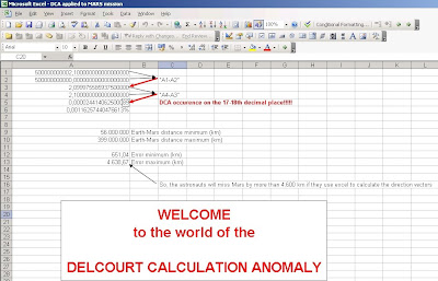 The Delcourt Calculation Anomaly - click to enlarge