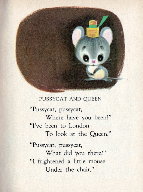 "Jack and Jill and Other Nursey Rhymes" illustrated by Anne Sellers Leaf (1958)