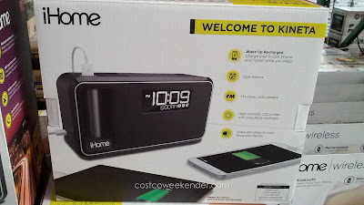 iHome Kineta IKN95: alarm clock, radio, and battery pack all in one