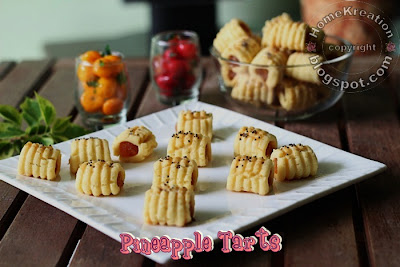 HomeKreation - Kitchen Corner: Pineapple Tarts (Biskut Tat 