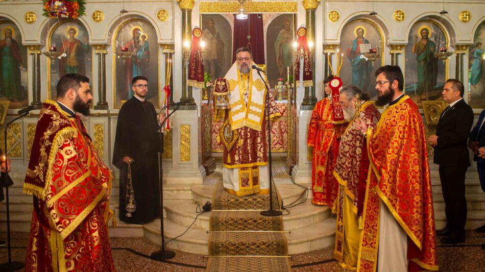 Ενωτικός ο εορτασμός του Αγίου Γεωργίου στην Καλαμάτα παρουσία πιστών