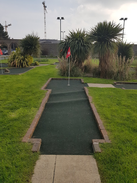 Splash Point Mini Golf course at Denton Gardens in Worthing