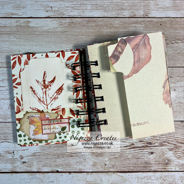 Mini Spiral Bound Autumn / Fall Journal