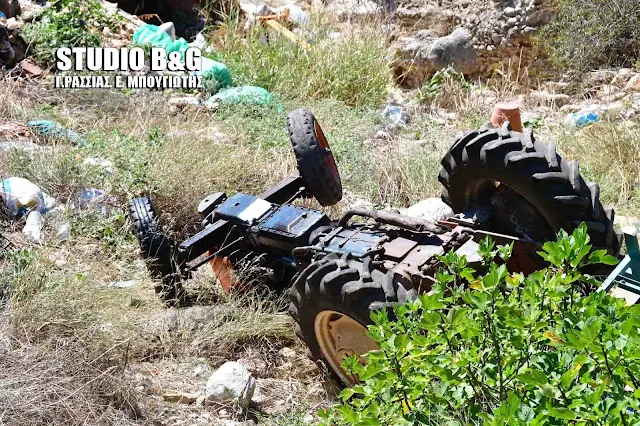 Αργολίδα: Θανάσιμη ανατροπή τρακτέρ στη Δήμαινα 