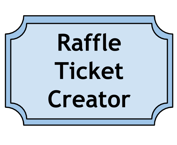 raffle ticket creator raffle ticket templates for word