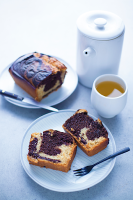 Vegan Débutant - cake choco-vanille