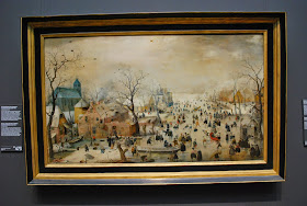 Avercamp, Paysage d'hiver, vers 1600