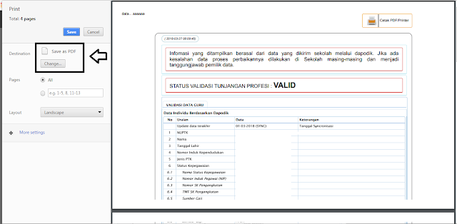 rekan operator maupun para guru diharapkan untuk selalu memeriksa Info GTK untuk melihat a Cara Menyimpan dan Mencetak Halaman Info GTK 