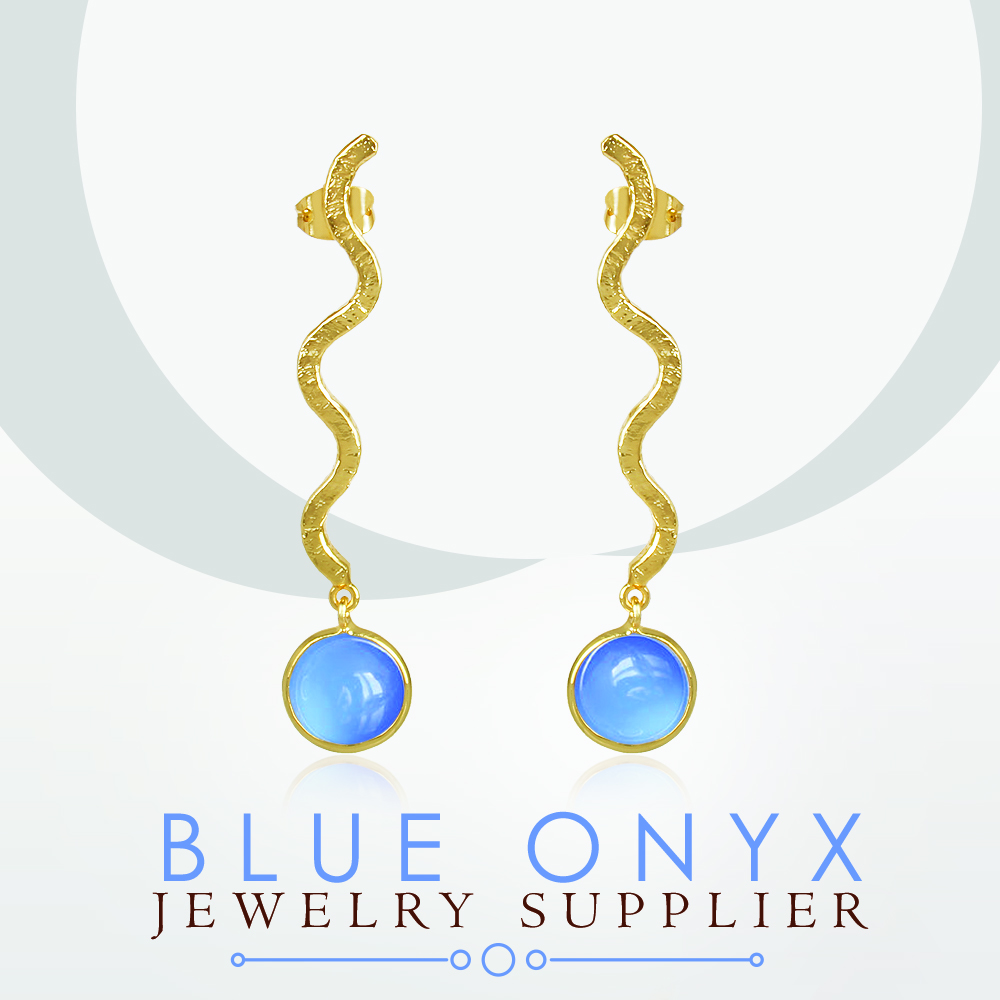 Blue Onyx jewelry supplier from Sitapura Industrial Area Jaipur India