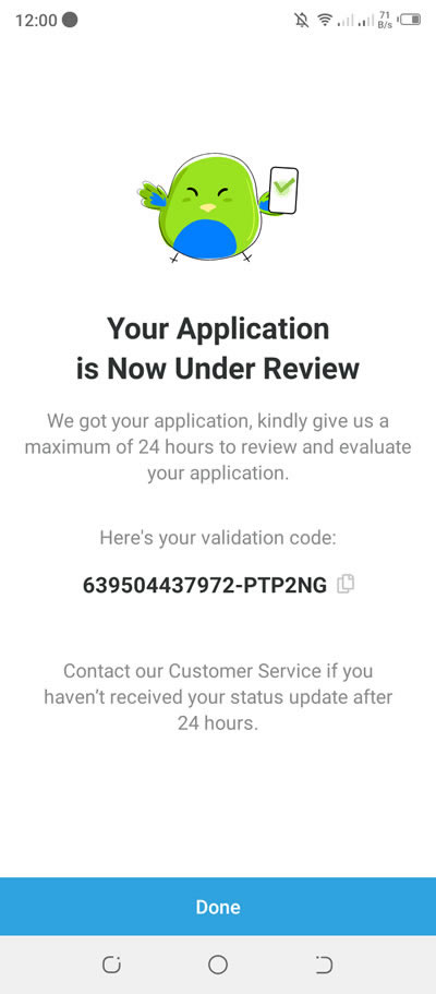 application under review