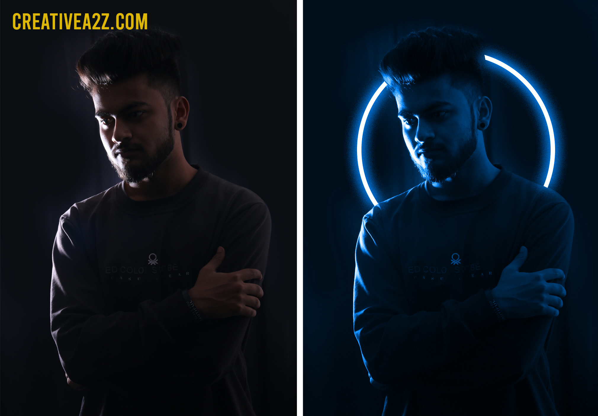 How to add custom glow effects to your photos in Photoshop(creativea2z)