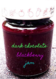 dark chocolate blackberry jam
