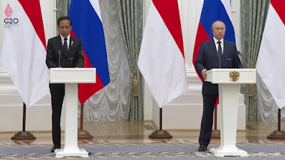 Dihadapan Putin, Jokowi Ungkap Kepentingan Utama Kunjungi Ukraina-Rusia