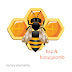 Free Icon Bee and Honeycomb Element