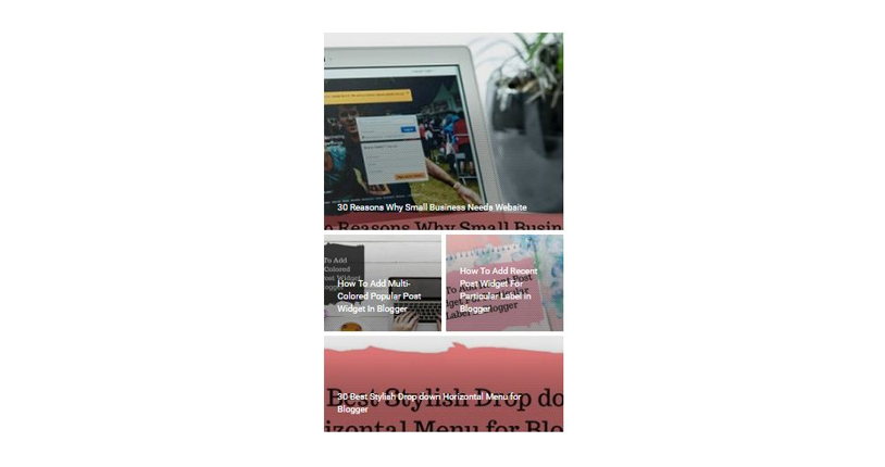Recent Post Widget to Your Blogger Blog